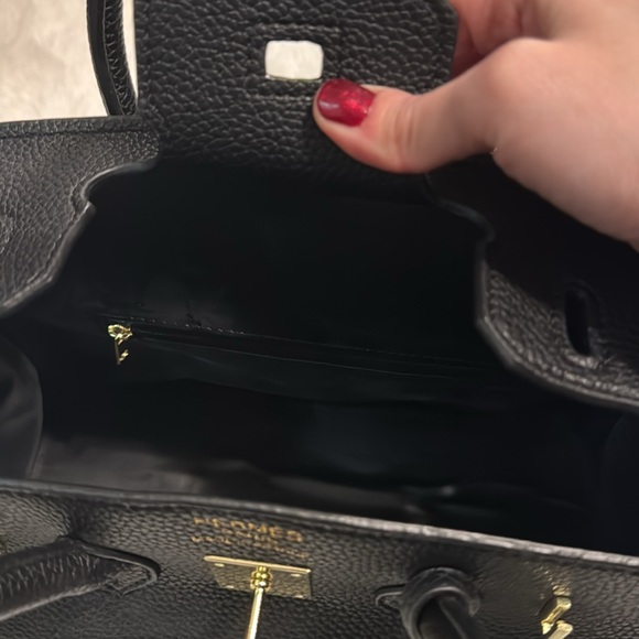 Black leather purse - Picture 5 of 10